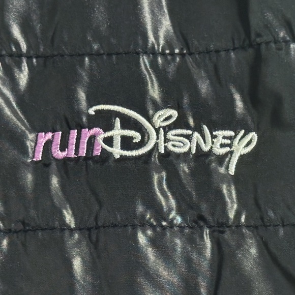 Disney Parks runDisney Black Hooded Hybrid Jacket Women’s Large | Winter Runner - Picture 3 of 14